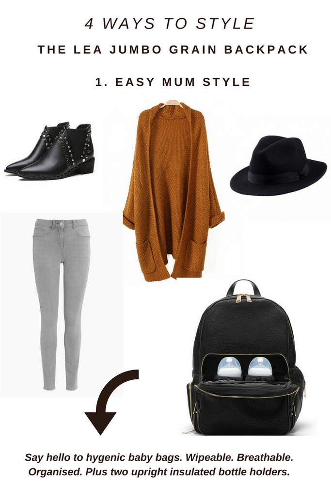 4 Ways to Style a Vegan Leather Backpack